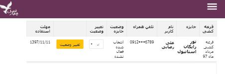معرفی قرعه کشی چهارفصل
