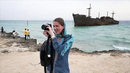 جوان ترین گردشگر جهان که به جزیره کیش سفر کرد